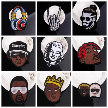 Movie Character Punk Patch Embroidered Patches For Clothing Sewing On Patch Iron On Patches For Clothes Appliques Badges 
Movie Character Punk Patch Embroidered Patches For Clothing Sewing On Patch Iron On Patches For Clothes Appliques Badges