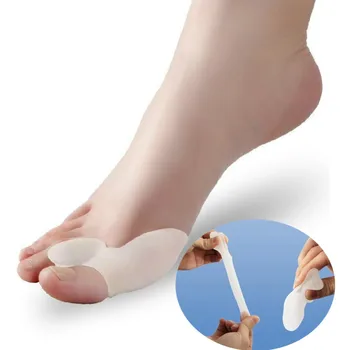 1 Pair Silicone Gel Bunion Protector Toe Straightener Separator Alignment Pain Relief Thumb Corrector Orthotics Feet Care 
1 Pair Silicone Gel Bunion Protector Toe Straightener Separator Alignment Pain Relief Thumb Corrector Orthotics Feet Care