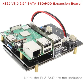 Raspberry Pi X820 2.5" SATA HDD/SSD Storage Expansion Board USB 3.0 Mobile Hard Disk Module for Raspberry Pi 3 Model B+/3B
Raspberry Pi X820 2.5" SATA HDD/SSD Storage Expansion Board USB 3.0 Mobile Hard Disk Module for Raspberry Pi 3 Model B+/3B