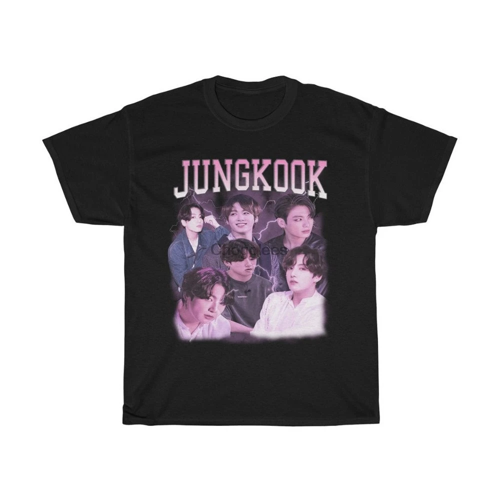Jungkook рубашка Ретро винтажный Jeon подарок для армии Корейская винтажная KPOP
