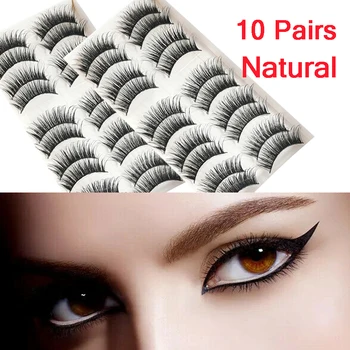 10 Pairs/Set 3D Mink Lashes Natural False Eyelashes Long Messy Makeup Fake Eye Lashes Extension Make Up Beauty Tools Maquiagem
10 Pairs/Set 3D Mink Lashes Natural False Eyelashes Long Messy Makeup Fake Eye Lashes Extension Make Up Beauty Tools Maquiagem