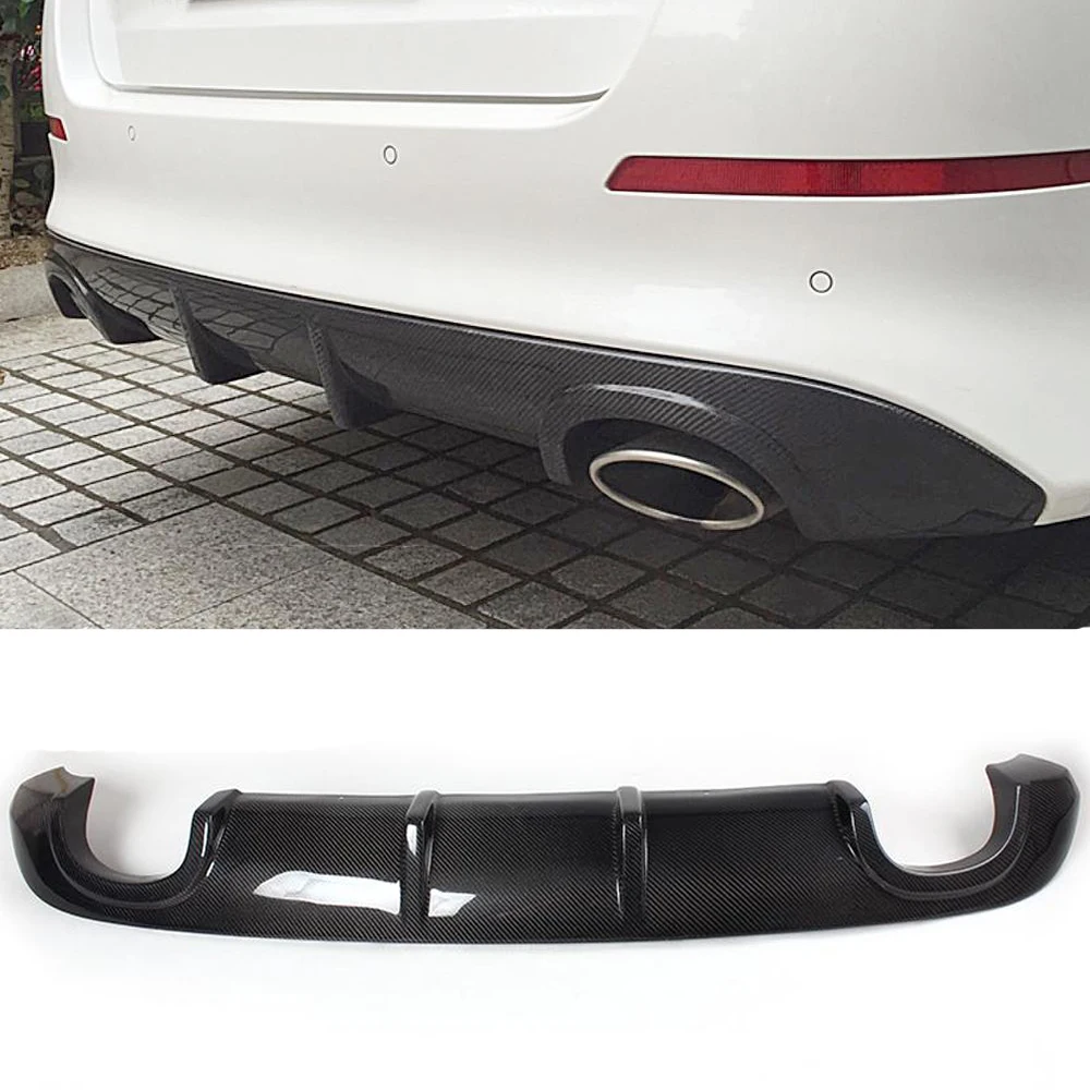 

FRP Black / Carbon Fiber Auto Car Rear Bumper Diffuser Lip Spoiler for KIA K5 Optima 2013-2017 Rear Diffuser Lip Guard