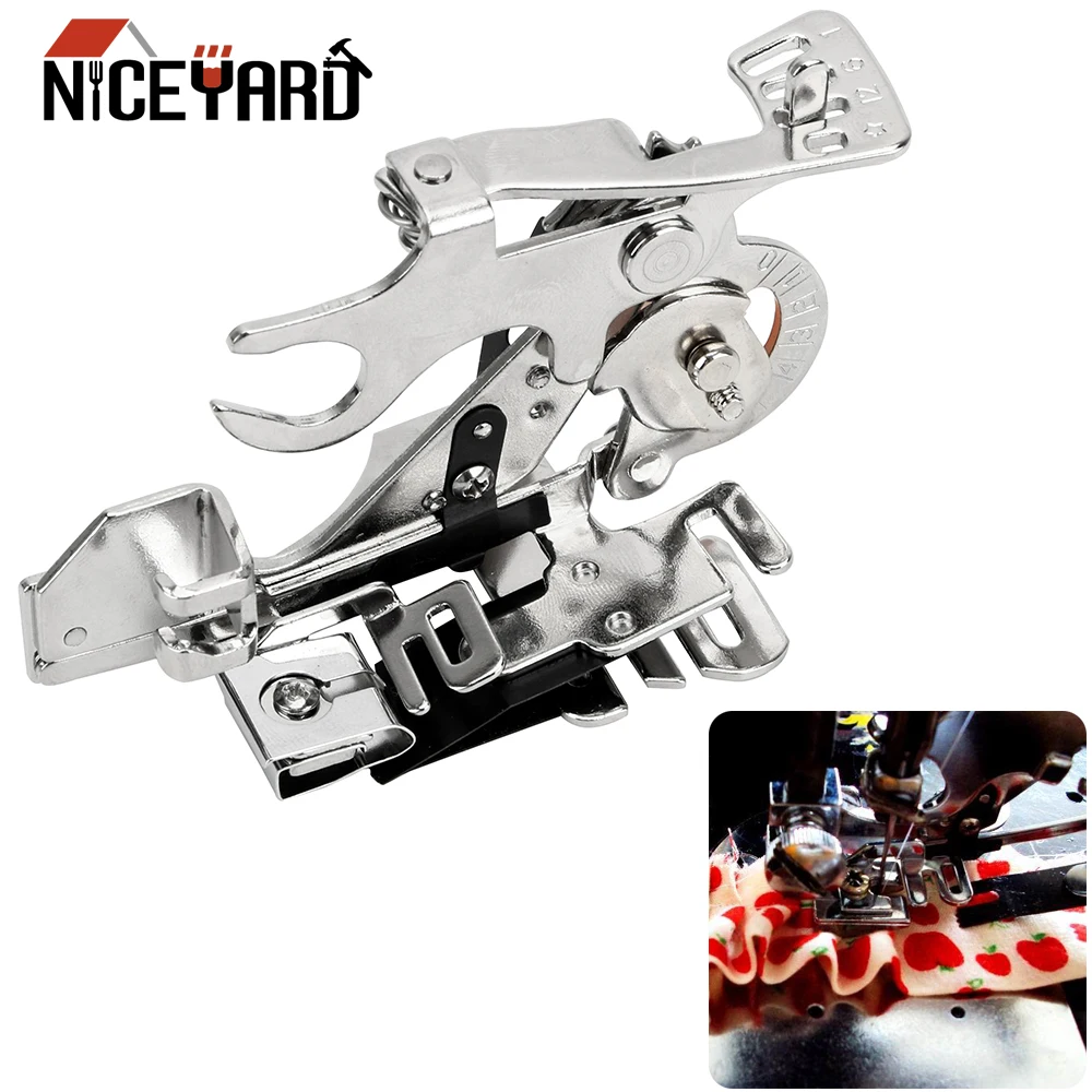 NICEYARD 1Pcs DIY Apparel Low Shank Pleated Ruffler Presser Foot Attachment Presser Foot Household
NICEYARD 1Pcs DIY Apparel Low Shank Pleated Ruffler Presser Foot Attachment Presser Foot Household