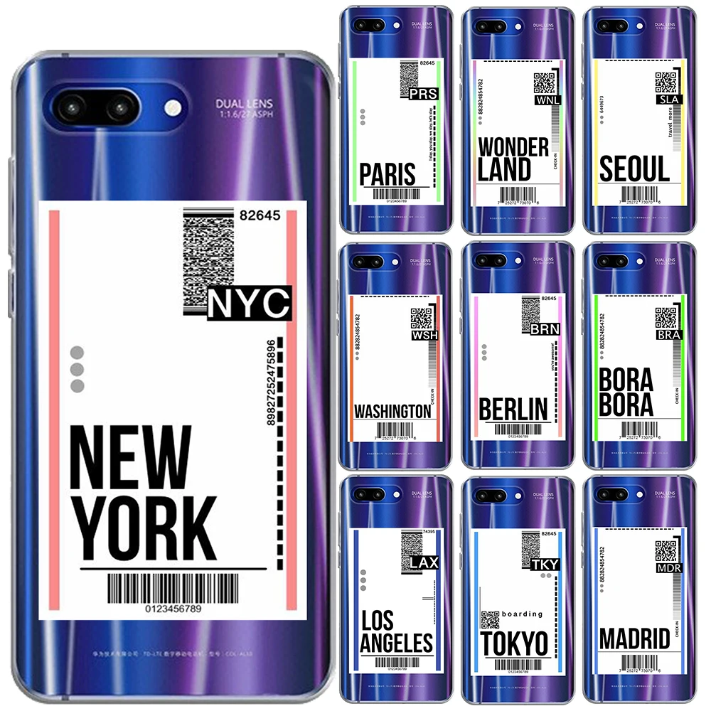 Чехол для телефона мягкий силиконовый Huawei Honor 9 10 20 Lite 8X 8C Y5 Y9 2018 2019 NOVA 5 4 3 3I|Бамперы|