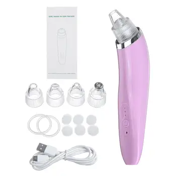 3 Color 5V Electric Blackhead Remover Nose Pore Acne Remover with 4 Suction Heads USB Skin Care Facial Vacuum Cleaner Tool
3 Color 5V Electric Blackhead Remover Nose Pore Acne Remover with 4 Suction Heads USB Skin Care Facial Vacuum Cleaner Tool