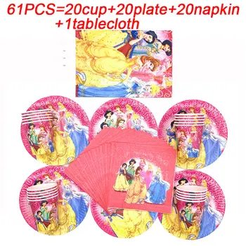 Disney Six Princess Theme Snow White Birthday Party Supplies Set Disposable Tablecloth Cup Plate Napkin Party Baby Shower Decor
Disney Six Princess Theme Snow White Birthday Party Supplies Set Disposable Tablecloth Cup Plate Napkin Party Baby Shower Decor