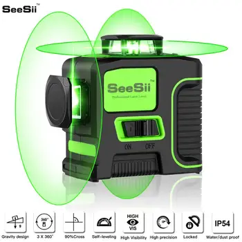 Laser Level Green 12 Lines Self-leveling Laser Leveler Vertical Horizontal Cross laser Green Beam Line Measuring Instrument
Laser Level Green 12 Lines Self-leveling Laser Leveler Vertical Horizontal Cross laser Green Beam Line Measuring Instrument