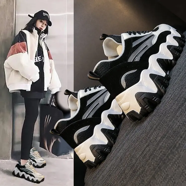 Fashion Shoe Female Padded 2019 Trendy Shoes Winter New Style Versatile INS Online Celebrity Thick Bottomed plus Velvet Dad Athl
Fashion Shoe Female Padded 2019 Trendy Shoes Winter New Style Versatile INS Online Celebrity Thick Bottomed plus Velvet Dad Athl
