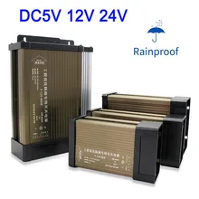 

DC5V 24V 12V Power Supply Outdoor Rainproof Lighting Transformers 5V Power Supply 100W 150W 200W 300W 400W 500W 600W 700W