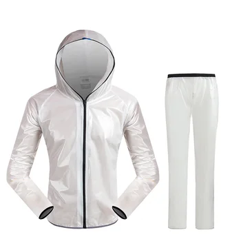 Sports Top+Pants Cycling Raincoat Trousers Suit Outdoor Waterproof Useful
Sports Top+Pants Cycling Raincoat Trousers Suit Outdoor Waterproof Useful