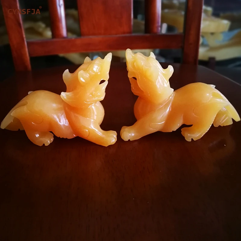 New Arrivals Certified Natural Chinese Yellow Jade Charms Lucky Money Pixiu Topaz Jade Statue Hand Carved High Quality Best Gift
New Arrivals Certified Natural Chinese Yellow Jade Charms Lucky Money Pixiu Topaz Jade Statue Hand Carved High Quality Best Gift
