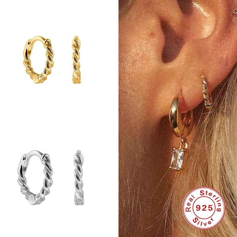 Canner S925 Sterling Silver Trendy New Hoop Earring for Lovers' Girls Circle Cartilage Pendientes orecchini Fine Jewelry 2020
Canner S925 Sterling Silver Trendy New Hoop Earring for Lovers' Girls Circle Cartilage Pendientes orecchini Fine Jewelry 2020