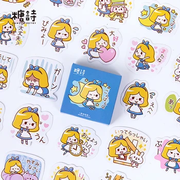 45Pcs/box Fairytale Alice Stationery Sticker Scrapbooking Seal Cute Japanese DIY Diary Journal Decorative Adhesive Paper Supplie
45Pcs/box Fairytale Alice Stationery Sticker Scrapbooking Seal Cute Japanese DIY Diary Journal Decorative Adhesive Paper Supplie