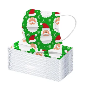 50/10pc Adults Christmas Printed Mask Disposable 3-layer Mask Protective Face Masks Mascaras Disposable Christmas Mask
50/10pc Adults Christmas Printed Mask Disposable 3-layer Mask Protective Face Masks Mascaras Disposable Christmas Mask