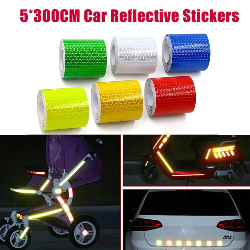 5cm*300cm Car Reflective sticker Car Warning Safety Reflector Sticker Auto Reflective Tape Film Decoration Stickers
5cm*300cm Car Reflective sticker Car Warning Safety Reflector Sticker Auto Reflective Tape Film Decoration Stickers
