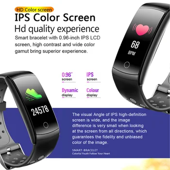 Q8L BT4.0 Fitness Wristband Smart Bracelet Color Screen IP68 Waterproof Dynamic Heart Rate Monitoring Smart Band Smart Watch
Q8L BT4.0 Fitness Wristband Smart Bracelet Color Screen IP68 Waterproof Dynamic Heart Rate Monitoring Smart Band Smart Watch