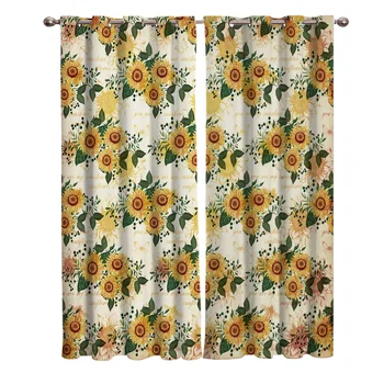 Blooming Sunflowers Bees Butterflies Kitchen Bedroom Curtain Panels With Grommets
Blooming Sunflowers Bees Butterflies Kitchen Bedroom Curtain Panels With Grommets