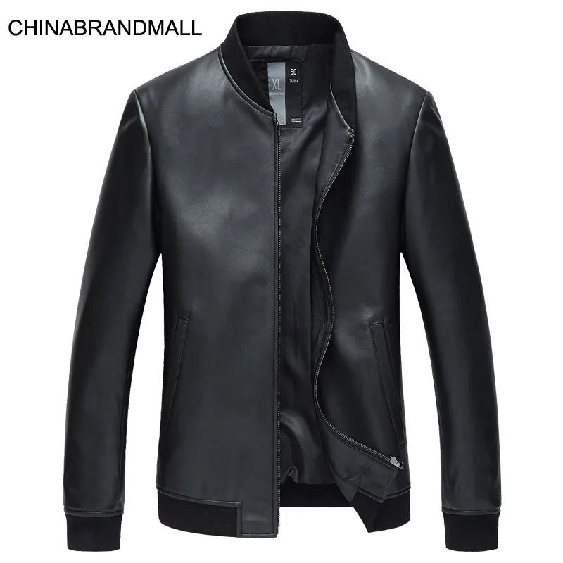 Men Autumn Genuine Leather Leather Coat Fat Man Plus Fat Plus Size Baseball Collar Short Money Sheepskin Locomotive Coat
Men Autumn Genuine Leather Leather Coat Fat Man Plus Fat Plus Size Baseball Collar Short Money Sheepskin Locomotive Coat