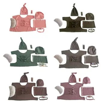 1Set Baby Soft Wrap Top Knot Hat Headband Pillow Newborn Photo Props Infant Shooting Outfits Costume for Boys Girls
1Set Baby Soft Wrap Top Knot Hat Headband Pillow Newborn Photo Props Infant Shooting Outfits Costume for Boys Girls