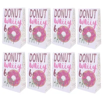 16pcs Paper Bags Candy Bags Donut Pattern Baking Bags Candy Food Paper Pouch Doughnut-themed Paper Bags
16pcs Paper Bags Candy Bags Donut Pattern Baking Bags Candy Food Paper Pouch Doughnut-themed Paper Bags
