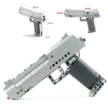 Fit Technic Series Gun Handgun Pistol Can Fire Bullets Set Desert Eagle & M23 DIY Model Building Blocks Toys for Kids Boys Gifts
Fit Technic Series Gun Handgun Pistol Can Fire Bullets Set Desert Eagle & M23 DIY Model Building Blocks Toys for Kids Boys Gifts