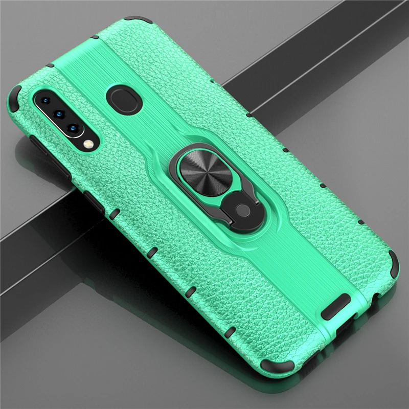 Magnetic Car Armor Case for Samsung Galaxy M30 Matte PC & Soft Silicon Edge Cover Cases SM-M305FD Porsche Design | Мобильные