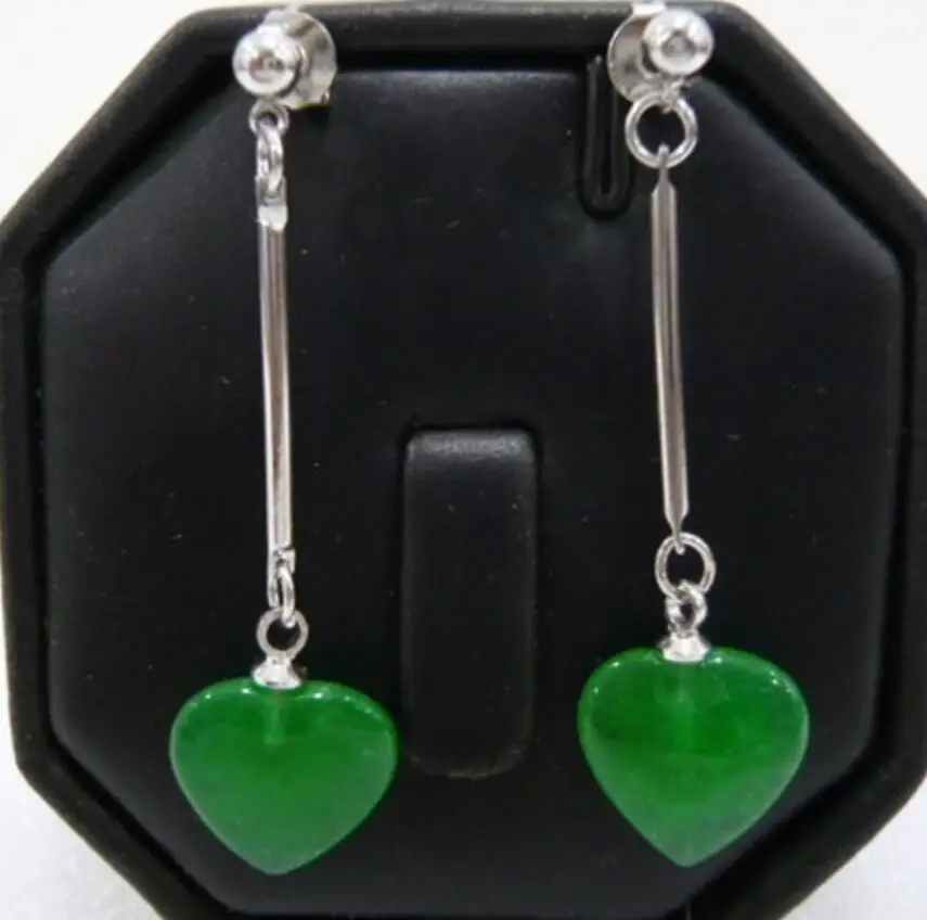 Hot Sell wholesale lovely ladies green heart Natural jade earring fashion jewelry
Hot Sell wholesale lovely ladies green heart Natural jade earring fashion jewelry