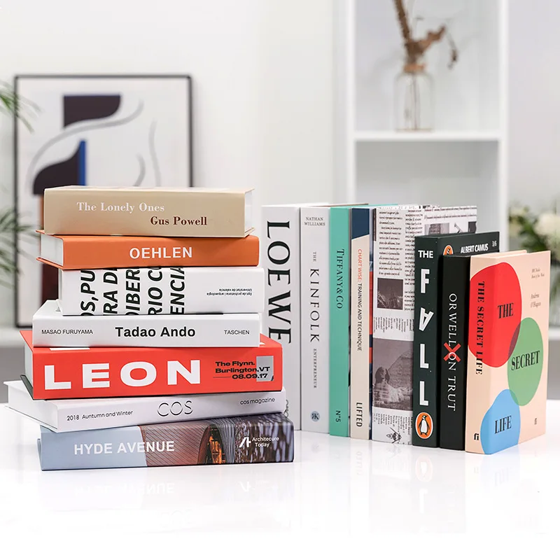 Fake Books Imitation Books Decorations Simple Northern Europe Modern English Model Rooms Soft Props Book Direct Selling
Fake Books Imitation Books Decorations Simple Northern Europe Modern English Model Rooms Soft Props Book Direct Selling