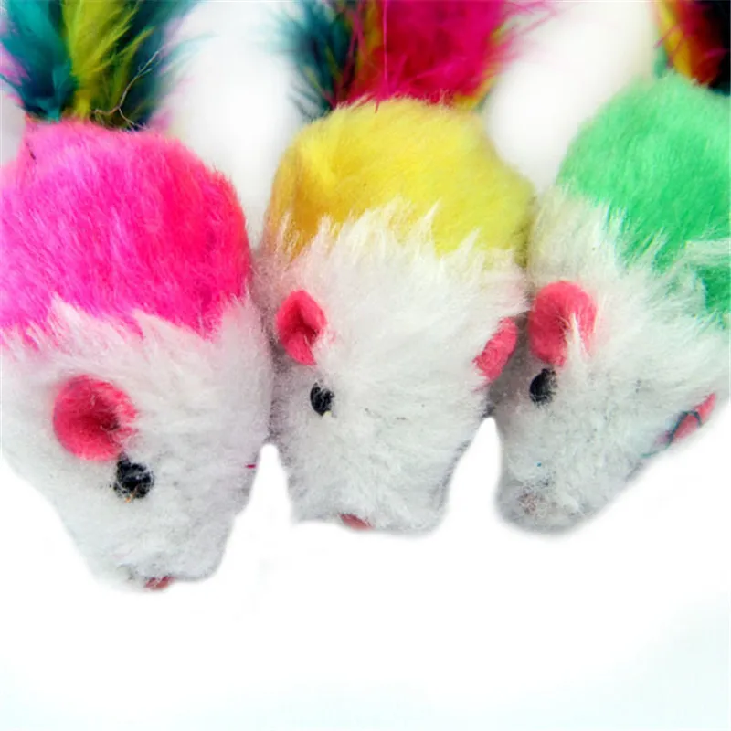 New Pet Cat Kitten Dog Playing Toy False Mouse Rat Toys Free Shipping Colors Randomly Multicolor