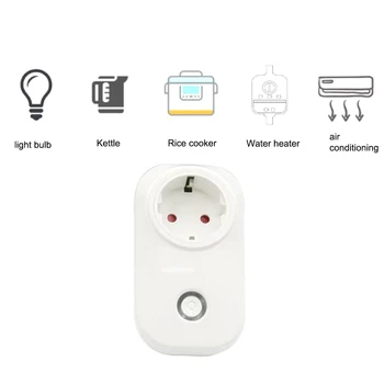 2020 Tuya Cloud 10A 16A Israel WiFi Smart Socket Wireless Plug Work With Alexa Google Assistant IFTTT Smart Life APP
2020 Tuya Cloud 10A 16A Israel WiFi Smart Socket Wireless Plug Work With Alexa Google Assistant IFTTT Smart Life APP