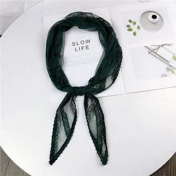 40*113cm Autumn Black White Pink Green Lace Scarf Women Stewardess Silk Neck Hair Tie Head Wrap Scarves Kerchiefs Foulard
40*113cm Autumn Black White Pink Green Lace Scarf Women Stewardess Silk Neck Hair Tie Head Wrap Scarves Kerchiefs Foulard