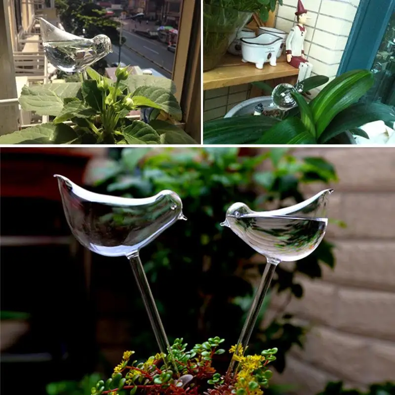 Glass Plant Flower Water Feeder 11*5cm Watering Watering Bird Shaped Home Convenient Decor Container Garden Terrarium Clear
Glass Plant Flower Water Feeder 11*5cm Watering Watering Bird Shaped Home Convenient Decor Container Garden Terrarium Clear