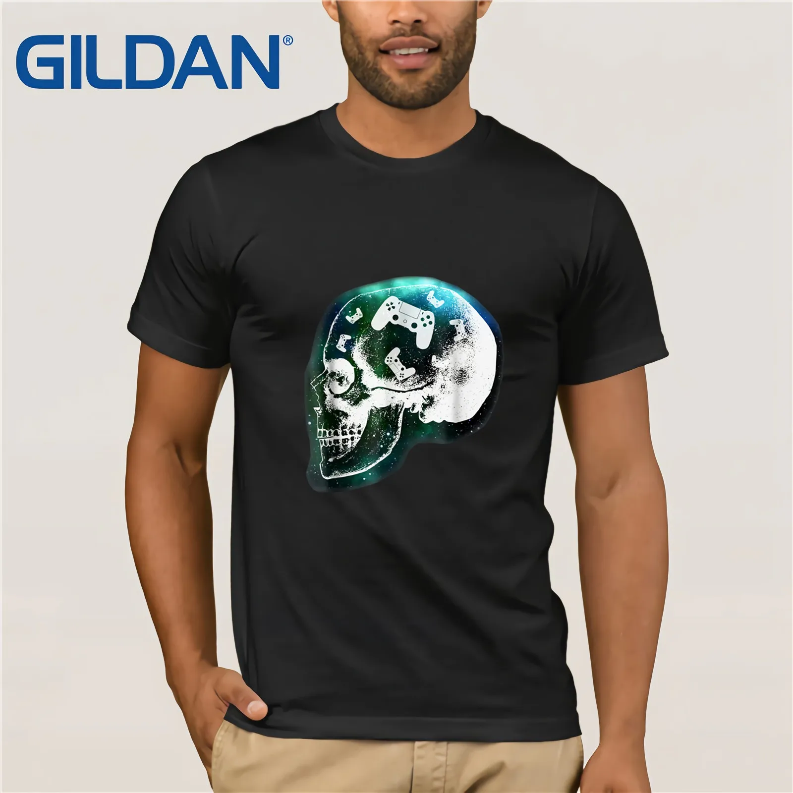 Mind Controller Skull Gaming T Shirt Gamer Mens Boys Teens 2019 Summer Men's Short Sleeve T-Shirt Funny Tees Cotton Tops T Shirt
Mind Controller Skull Gaming T Shirt Gamer Mens Boys Teens 2019 Summer Men's Short Sleeve T-Shirt Funny Tees Cotton Tops T Shirt
