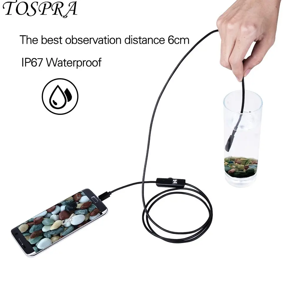 New USB mobile phone with camera auto repair camera 7mm Endoscope Camera IP67 Waterproof Micro USB Inspection Borescope Camera
New USB mobile phone with camera auto repair camera 7mm Endoscope Camera IP67 Waterproof Micro USB Inspection Borescope Camera