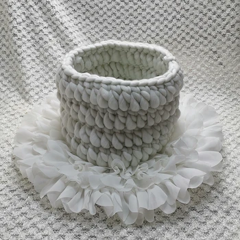 Clearance 150*100cm Knitted Thin Fabric Backdrop Blanket+Knitted Basket+50cm Chiffon Flower Cushion for Baby Photography Shootin
Clearance 150*100cm Knitted Thin Fabric Backdrop Blanket+Knitted Basket+50cm Chiffon Flower Cushion for Baby Photography Shootin