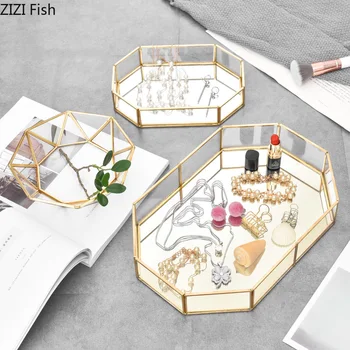 Glass Mirror Jewelry Storage Box Jewelry Display Box Cosmetic Storage Box Home Dressing Table Storage Tool
Glass Mirror Jewelry Storage Box Jewelry Display Box Cosmetic Storage Box Home Dressing Table Storage Tool