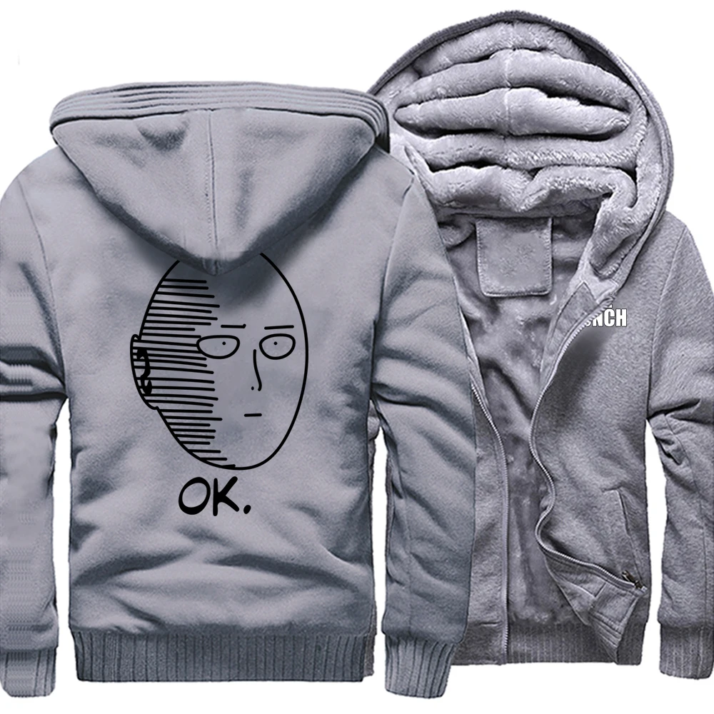 One Punch Man Saitama Japan Anime Bodywarm Men Hoodies Funny Jackets OK Sautama Harajuku Top Fitness Hoody Men's Fabrics Coat
One Punch Man Saitama Japan Anime Bodywarm Men Hoodies Funny Jackets OK Sautama Harajuku Top Fitness Hoody Men's Fabrics Coat