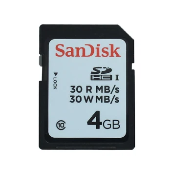 Original Sandisk SD SDHC Card 4GB SD Memory Card U1 C10 Flash Memory Card 30 R MB/S 30 W MB/S
Original Sandisk SD SDHC Card 4GB SD Memory Card U1 C10 Flash Memory Card 30 R MB/S 30 W MB/S