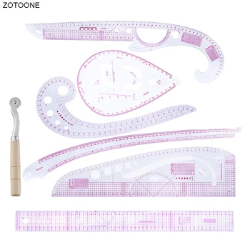 7pcs/set Curve Sewing Set Ruler Multi-functional DIY Sewing Tools Cutting Ruler Clothing Sample Metric Yardstick Scribing Wheel
7pcs/set Curve Sewing Set Ruler Multi-functional DIY Sewing Tools Cutting Ruler Clothing Sample Metric Yardstick Scribing Wheel