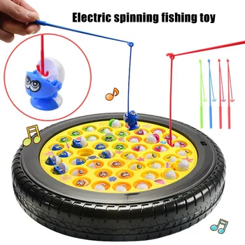 Kids Fishing Toys Set Electric Rotating Musical Fishing Toys Set Magnetic Educational Game for Children Puzzle Baby Education
Kids Fishing Toys Set Electric Rotating Musical Fishing Toys Set Magnetic Educational Game for Children Puzzle Baby Education