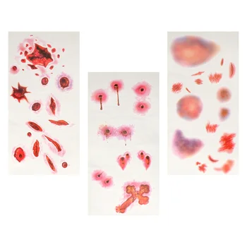 3pcs Halloween Decals Fake Bloody Wound Sticker Temporary Face Stickers Body Stickers Party Supplies for Party
3pcs Halloween Decals Fake Bloody Wound Sticker Temporary Face Stickers Body Stickers Party Supplies for Party