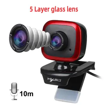 480P HD Mini Computer Clip Webcam 30fps Built-in Microphone 360 Degree Rotatable Web Camera Five Layer Glass Lens For Laptop
480P HD Mini Computer Clip Webcam 30fps Built-in Microphone 360 Degree Rotatable Web Camera Five Layer Glass Lens For Laptop