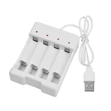 USB 4 Slots Fast Charging Battery Charger Short Circuit Protection for AAA and AA Rechargeable Battery Station Tools Adapter
USB 4 Slots Fast Charging Battery Charger Short Circuit Protection for AAA and AA Rechargeable Battery Station Tools Adapter
