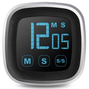 Large Led Display Kitchen Timer Touch Screen Electronic Digital Kitchen Cooking Reminder Alarm Mins Count-Down Up Clock
Large Led Display Kitchen Timer Touch Screen Electronic Digital Kitchen Cooking Reminder Alarm Mins Count-Down Up Clock