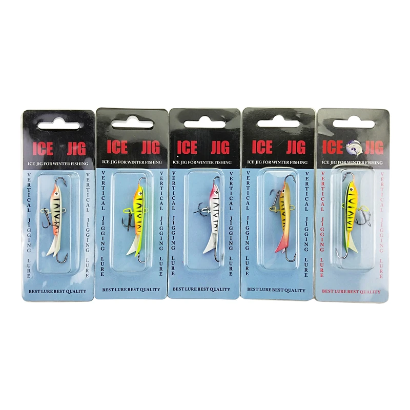 New 5pcs/lot 5cm Winter Fishing Lure Ice Jig Bait Carp Fishing Three anchor hooks Lead Hard Ice Carp Fishing Bait Tackle
New 5pcs/lot 5cm Winter Fishing Lure Ice Jig Bait Carp Fishing Three anchor hooks Lead Hard Ice Carp Fishing Bait Tackle