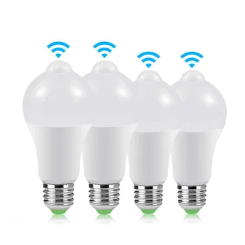 E27 Bulbs Body Motion Detector Smart Night Lamps 110v 220v led bulbs for Corridor Stairs 12W 20W Home Light Night Security Bulbs
E27 Bulbs Body Motion Detector Smart Night Lamps 110v 220v led bulbs for Corridor Stairs 12W 20W Home Light Night Security Bulbs