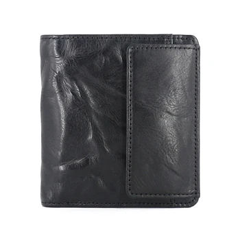 Genuine Leather Full-grain Leather Wrinkle Retro Wallet Button Purse Coin Bag Card Bit More Men's Small Card Holder Fashion
Genuine Leather Full-grain Leather Wrinkle Retro Wallet Button Purse Coin Bag Card Bit More Men's Small Card Holder Fashion