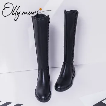 OllyMurs 2020 New Style Black Women Knee High Boots Round Toe Side Zip Thick Low Heel Women Winter Warm Boots Shoes Woman
OllyMurs 2020 New Style Black Women Knee High Boots Round Toe Side Zip Thick Low Heel Women Winter Warm Boots Shoes Woman