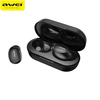 Awei T16 Mini TWS Wireless bluetooth 5.0 Earphone Portable Wireless Stereo Sports Earbuds Button Control Waterproof Headset
Awei T16 Mini TWS Wireless bluetooth 5.0 Earphone Portable Wireless Stereo Sports Earbuds Button Control Waterproof Headset
