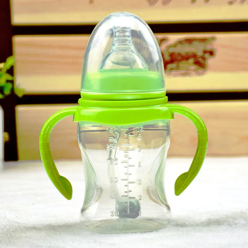 Caliber Feeding Bottle Wide BABY'S Feeding Bottle Mouth with Handle Newborn Arc-like Straw Handle Drink Water Shatter-resistant
Caliber Feeding Bottle Wide BABY'S Feeding Bottle Mouth with Handle Newborn Arc-like Straw Handle Drink Water Shatter-resistant